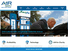 Tablet Screenshot of air-serv.com